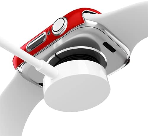 [6 חבילות] תואם ל- Apple Watch 45 ממ סדרה 8 סדרה 7 עם מגן מסך זכוכית מחוסמת, D&K בלעדיות מחשב קשה מחשב דקיק אולטרה-דק לפגוש פגוש Iwatch Iwatch